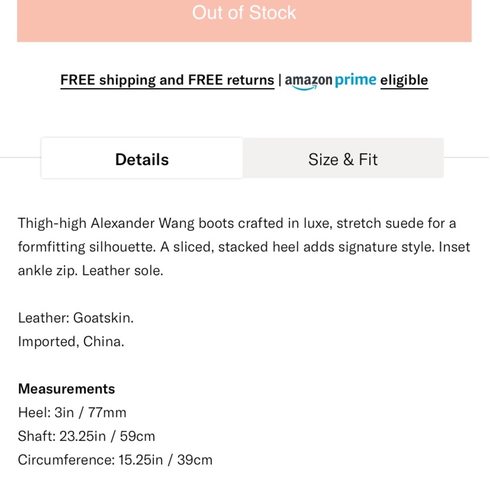 Alexander wang thigh high boot nwt - Picture 4 of 6